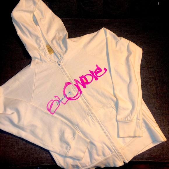 Rockware AntHill Trading Tops - {Blondie}Debbie Harry Call Me White Hoodie